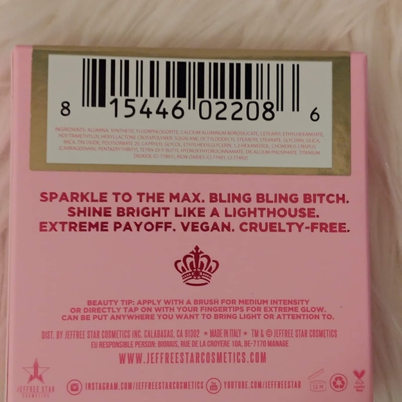 💝FIRM! NWT JEFFREE STAR SUPREME FROST HIGHLIGHTER WET DREAM - Picture 4 of 8